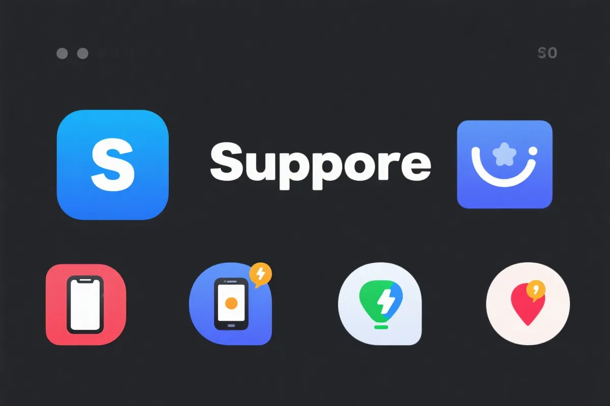 客服与移动端服务示意图